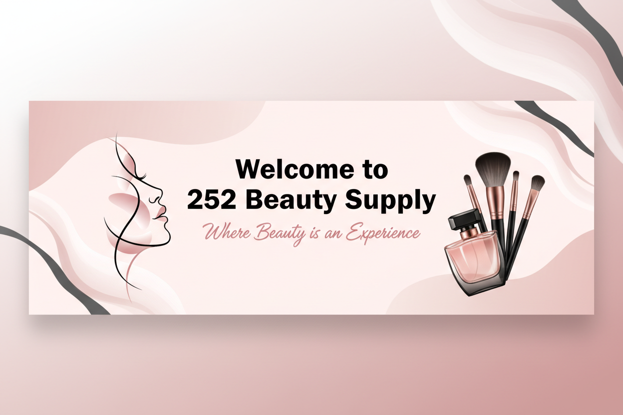 252 Beauty Supply Banner